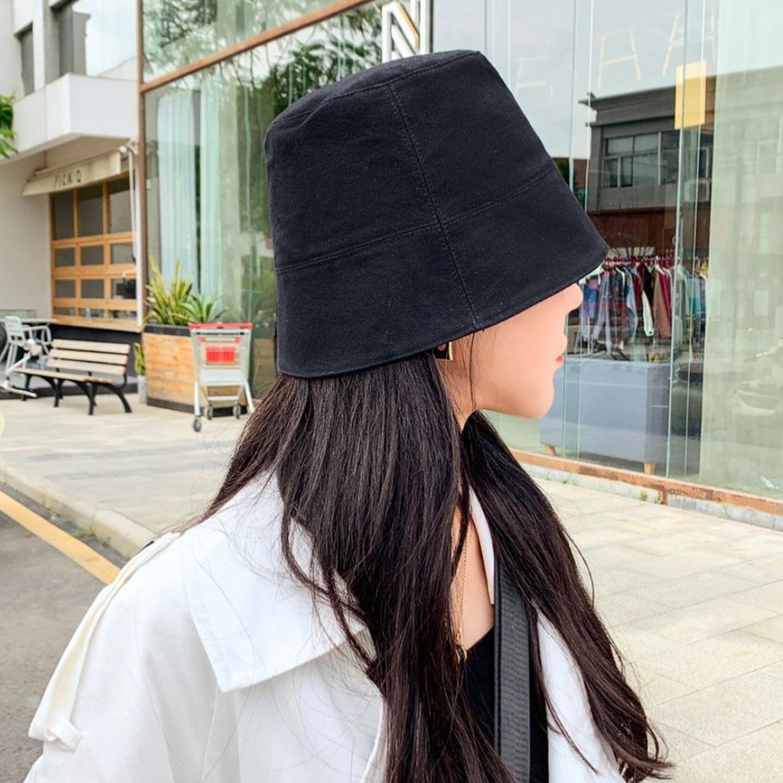 Mộc® Mũ Bucket Sụp Vành Chống Nắng Phong Cách Retro Hàn Quốc
