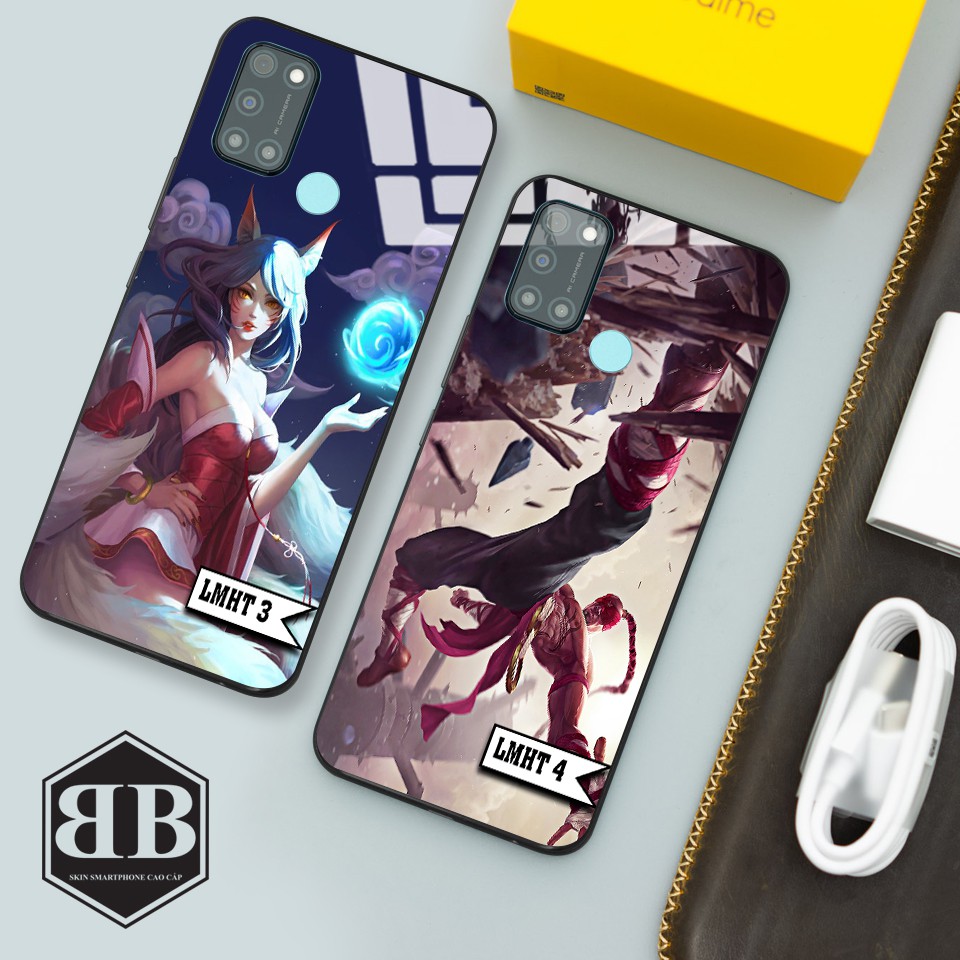 Ốp lưng kính cường lực Realme C17 các tướng liên minh huyền thoại
