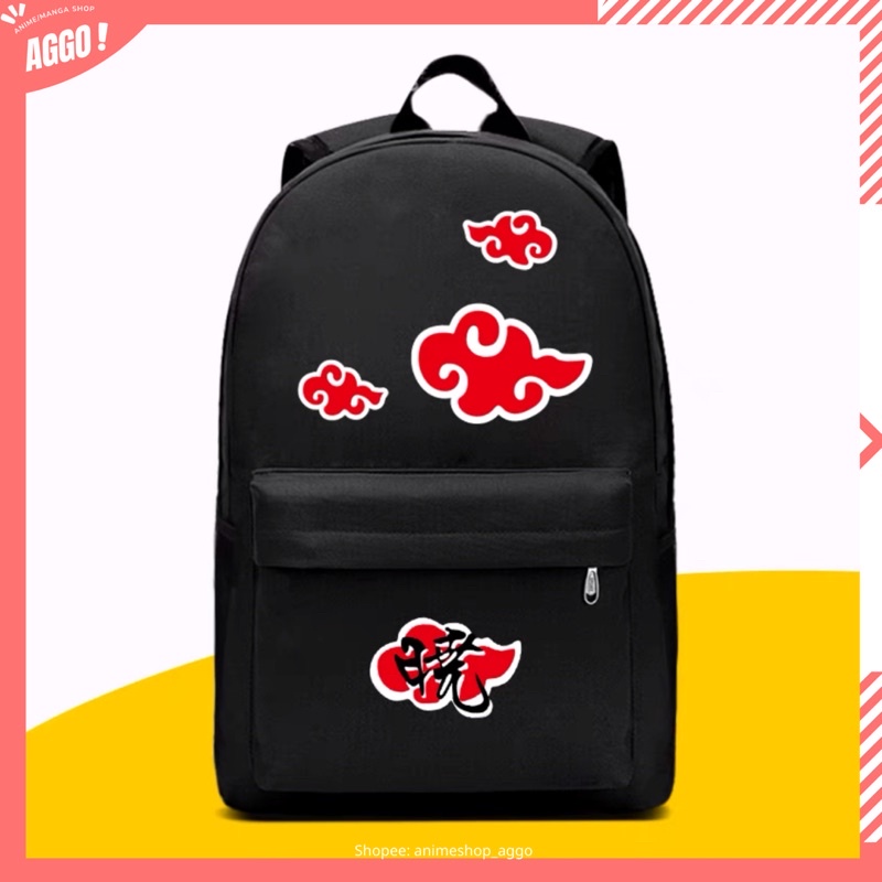 Balo đi học Naruto, Balo Uchiha Sasuke Uzumaki Naruto Itachi nam nữ unisex cực đẹp