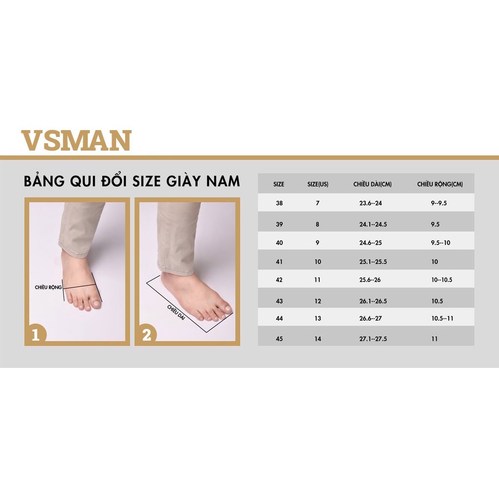 Giày Chelsea Boots VSMAN chất liệu da bò thật cao cấp Giày bốt nam cổ cao trẻ trung sang trọng hiện đại - HHG011 | BigBuy360 - bigbuy360.vn