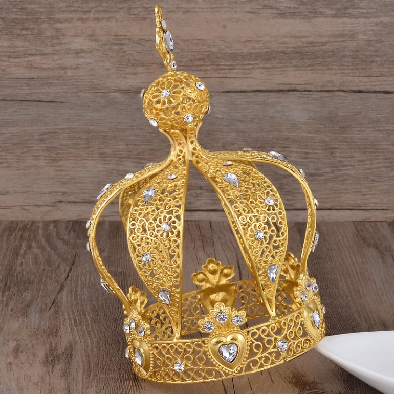 phụ kiện trang trí bánh [FREESHIP] vương miện hoàng giá cực đẹp