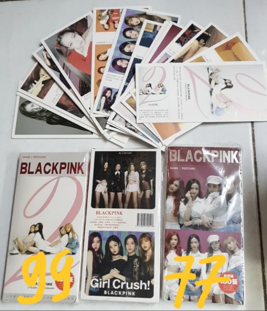 Postcard nhóm Blackpink