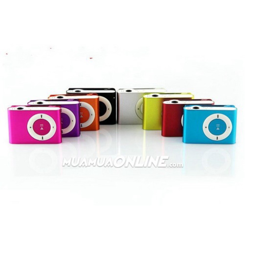 Máy Nghe Nhạc Mp3 Shuffle Có Khe Cắm Thẻ Nhớ