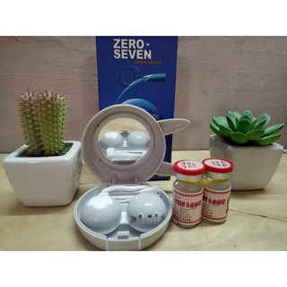 Combo lens + khay gương + nước ngâm + thuốc nhỏ