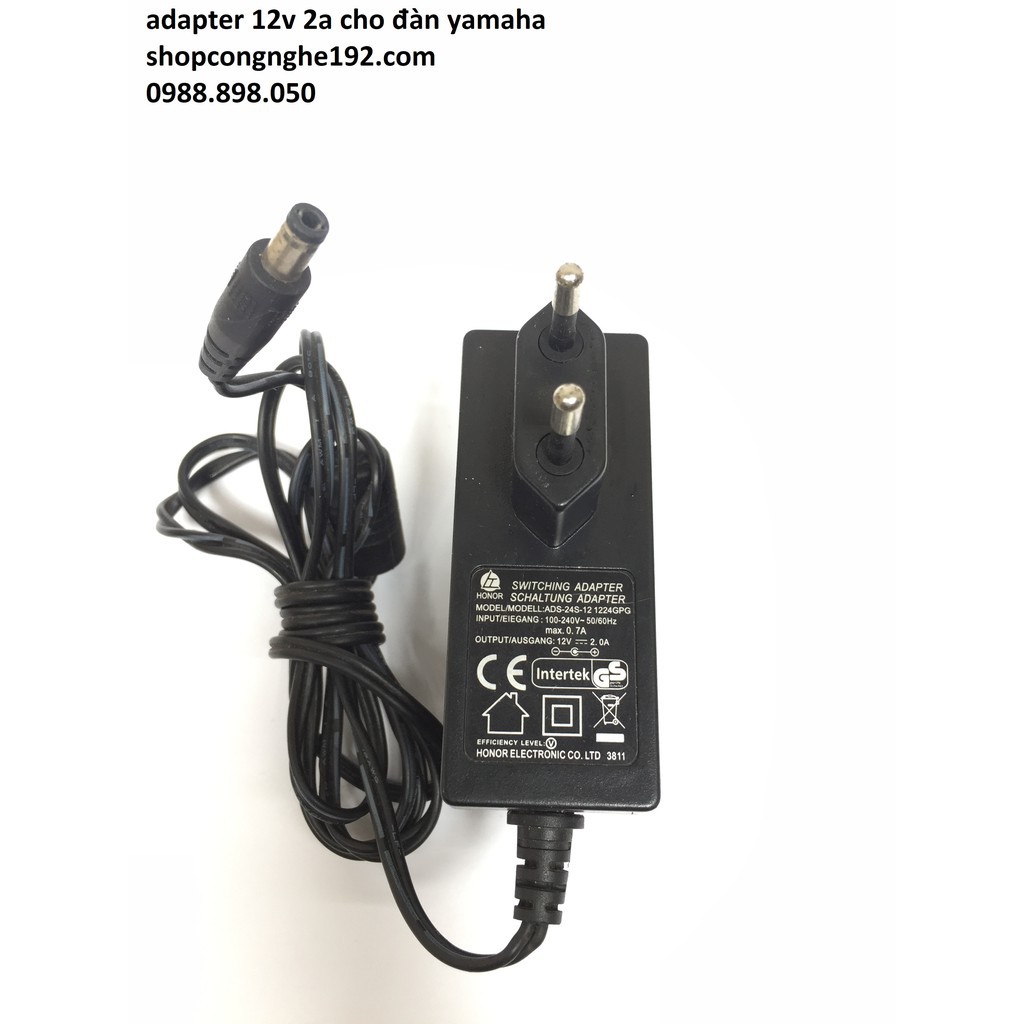 [FREESHIP 99K]_Bảo hành lỗi 1 đổi 1 ADAPTER ĐÀN ORGAN YAMAHA 12V 2A