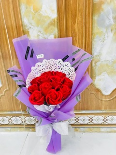 Bó Hoa Hồng Sáp Thơm 20 bông ( ảnh thật )