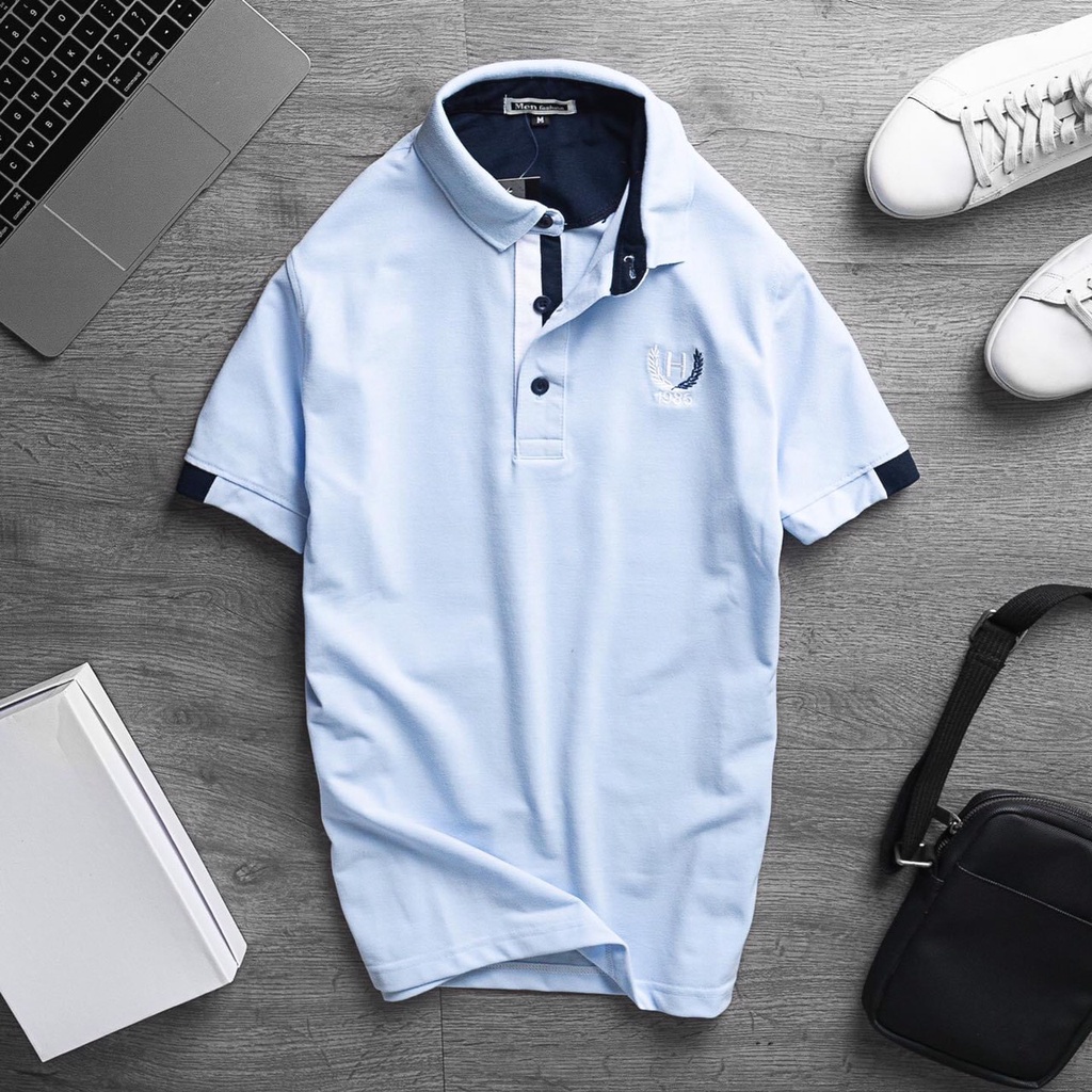 Áo thun polo nam HOKO MAN - Cotton 100%, màu sắc đơn giản, dễ dàng phối đồ THE BASIC