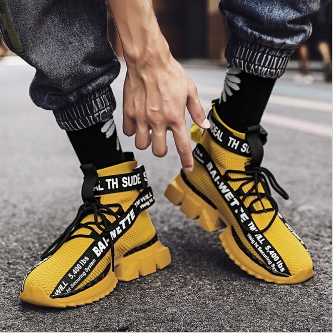 Giày sneaker nam cổ cao hàng cao cấp xả kho