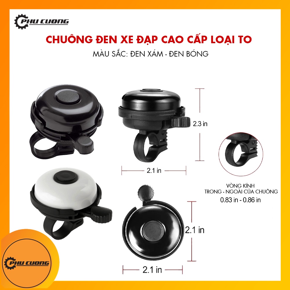 Chuông Xe Đạp Cao Cấp - Âm Thanh Lớn Lắp Mọi Loại Xe