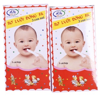 Gạc rơ lưỡi đông pha cho bé