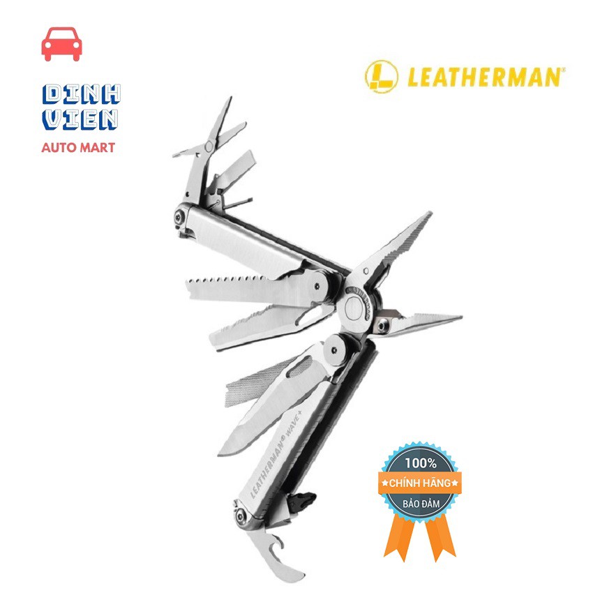 [ CAO CẤP] Leatherman Kềm đa năng Wave Plus 18Tools sản xuất tại Mỹ tích hợp 18 công năng khi sử dụng.