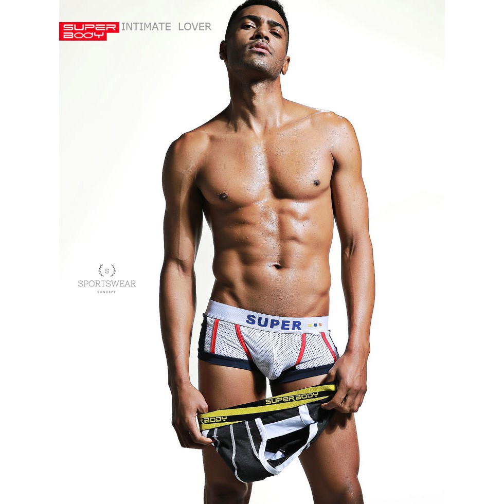 Quần lót nam boxer Super 3 màu Sportswear Concept co giãn thoải mái khô thoáng và thời trang nam tính