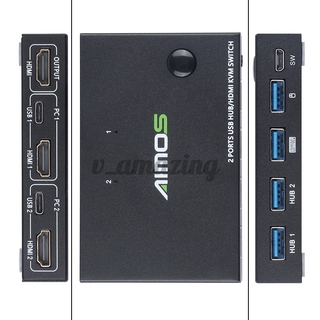 Công Tắc Chia 2 Cổng Hdmi 4k Cho Máy In