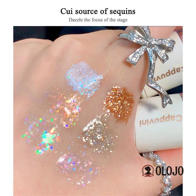 ⚜️Nhũ Mắt Dạng Lỏng Cappuvini Lấp Lánh Dùng Bắt Sáng Cho Mặt Chống Nước Lâu Trôi