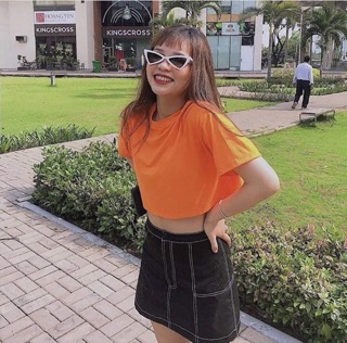 Áo croptop form rộng cực chất (gạt xem ảnh thật)