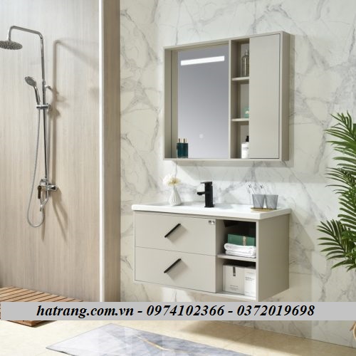 Bộ tủ chậu lavabo PVC KT900*5300mm AM901HT