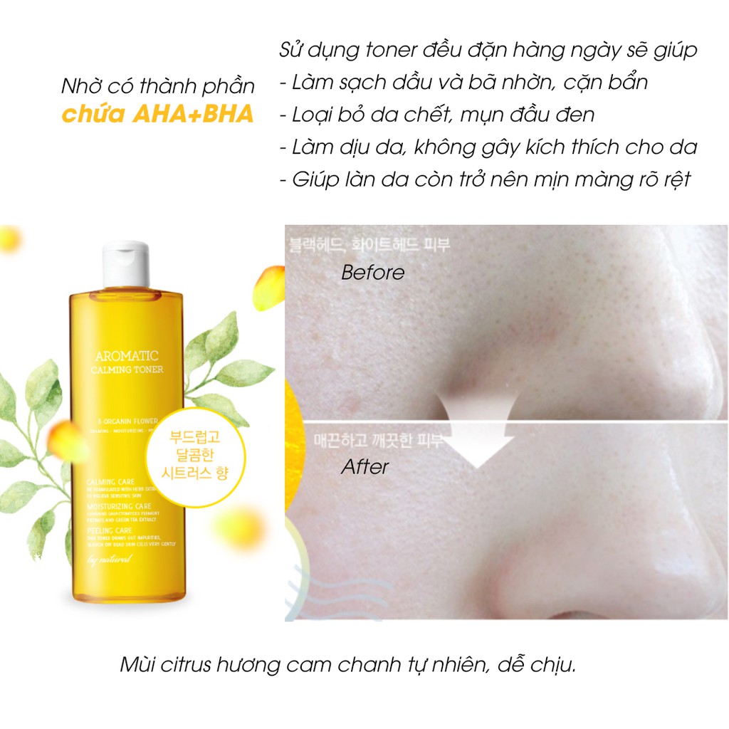 (Date T6/2022) Toner PEDISON Làm Sạch Da, Làm Dịu Da, Dưỡng Sáng AROMATIC CALMING TONER có chứa AHA/BHA