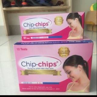 Combo 10 que thử thai phát hiện thai sớm chipchip