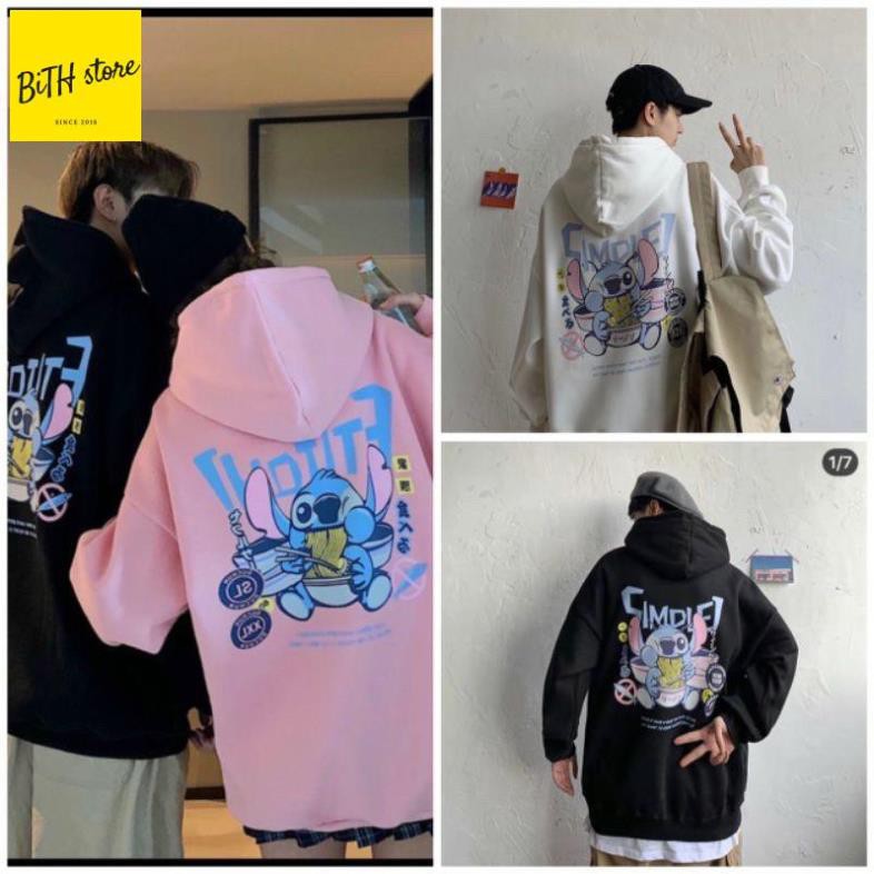 Áo khoác hoodie nam nữ form rộng FTITCH có mũ rộng, chất dày ấm áp