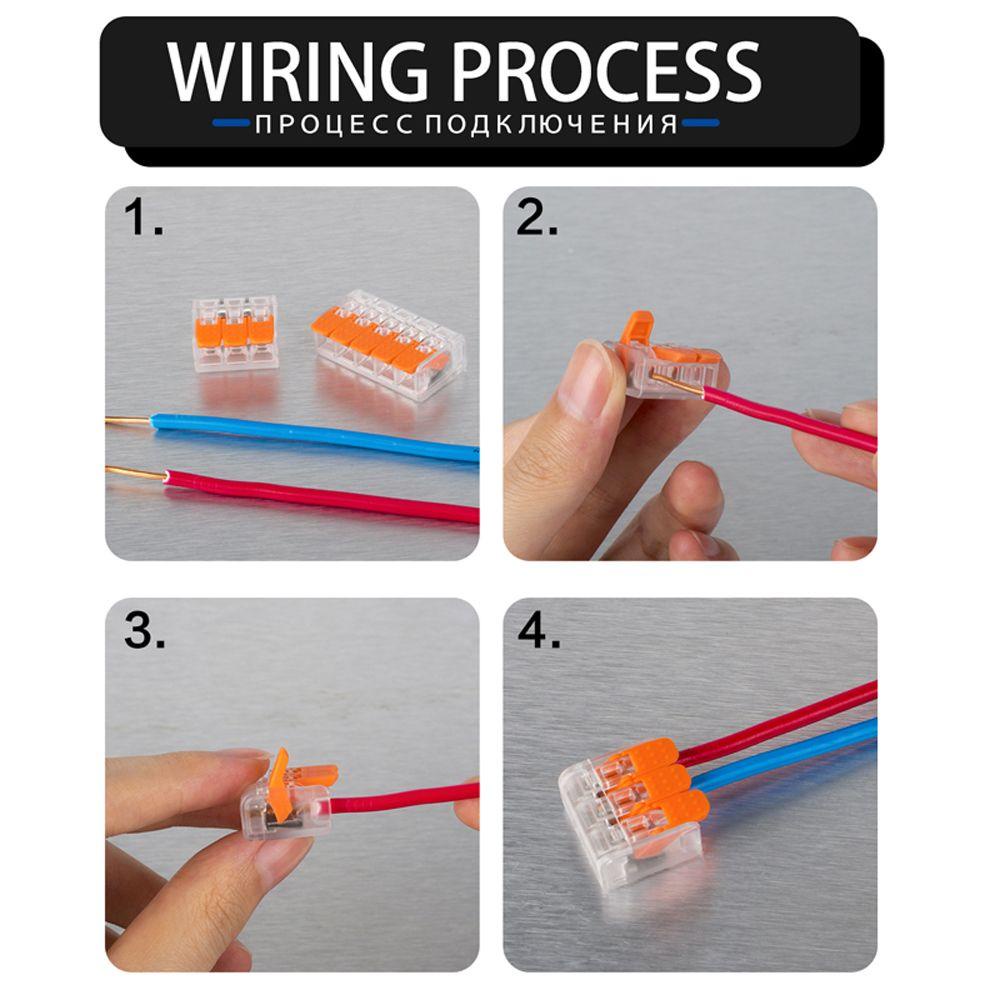 YIYU Đầu Nối Dây Điện Mini Kết Nối Dây Điện Tiện Dụng