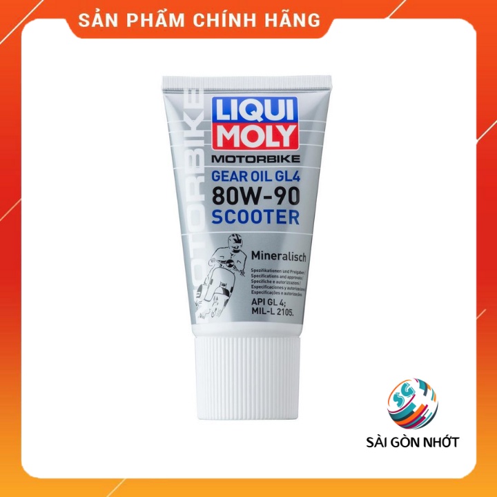 Tuýp Nhớt hộp số (nhớt Lap) Xe Tay Ga Liqui Moly Motorbike Gear Oil GL4 80W-90 Scooter 150ml - CHÍNH HÃNG LIQUI MOLY