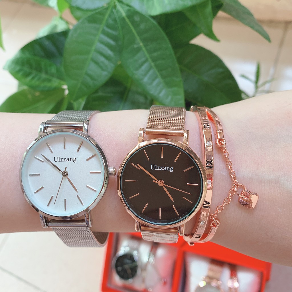 Đồng Hồ Nữ ULZZANG Dây Kim Loại Chính Hãng Thiết Kế Đơn Giản Sang Trọng | BigBuy360 - bigbuy360.vn