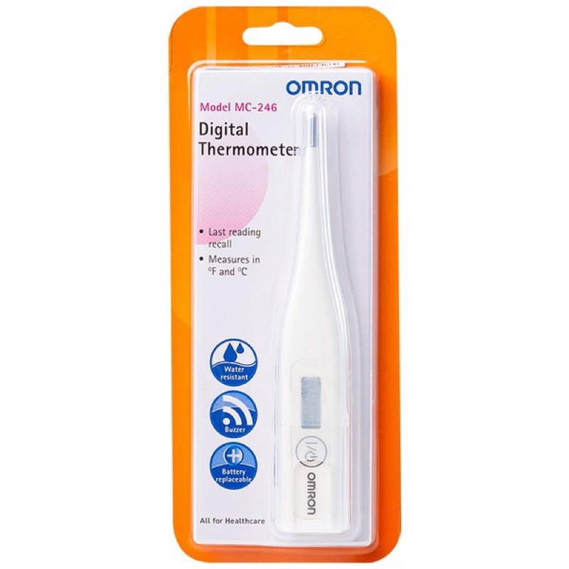 Nhiệt kế điện tử, nhiệt kế kẹp nách Omron MC 246 - Bảo hành 2 năm chính hãng