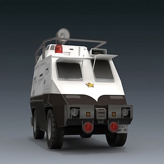 Mô hình giấy Anime Game xe Command Car Type 97 - Patlabor