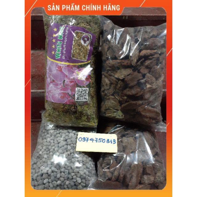 BỘ 4 GÓI GIÁ THỂ VÀ PHÂN BÓN TRỒNG LAN