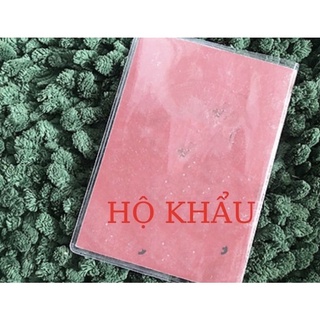 Bọc sổ hộ khẩu- sổ tạm trú