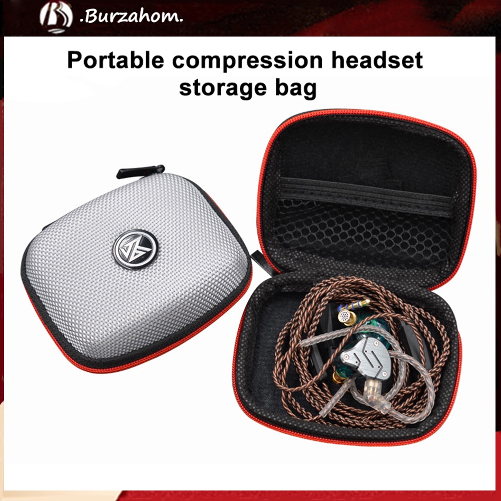 Túi Đựng Tai Nghe Mini Chống Trầy Xước Có Khóa Kéo Tiện Dụng