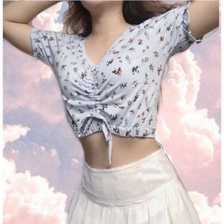 [ẢNH THẬT] Áo Croptop hoa nhí hot hit