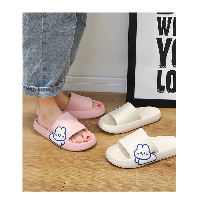 Dép Đi Trong Nhà Tắm Chống Trượt Kiểu Dáng Hoạt Hình Dễ Thương Cho Cặp Đôi