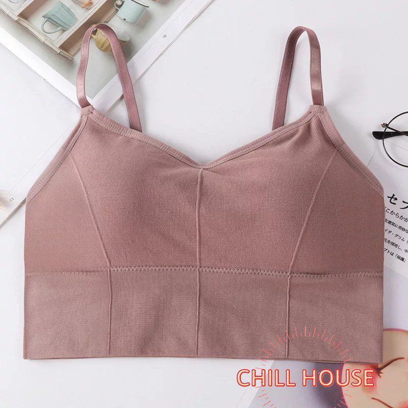 MỚI NHẤT- ÁO BRA GÂN ĐỆM BÀN TAY NÂNG NGỰC CROPTOP B 608 - CHILLHOUSE