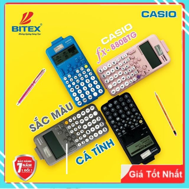Máy Tính Casio FX 880 BTG Chính Hãng