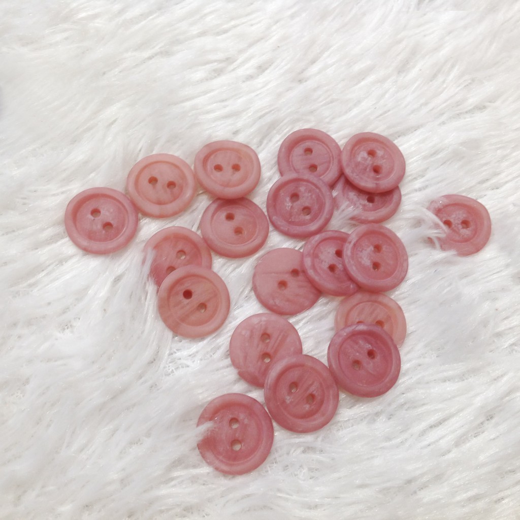 Nút áo quần tây cúc khuy nhựa nhiều màu dễ thương size 1.5cm