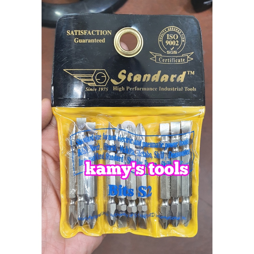 Mũi xiết bắn vít 2 đầu bake dẹp ph2 6mm đuôi 1/4 inch Standard dài 45mm 65mm 100mm 110mm 150mm 200mm 250mm