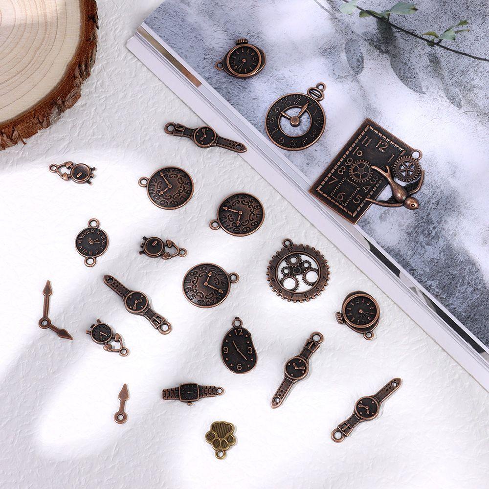 OKDEALS 50g Mặt Dây Chuyền Hình Đồng Hồ Hợp Kim Kẽm