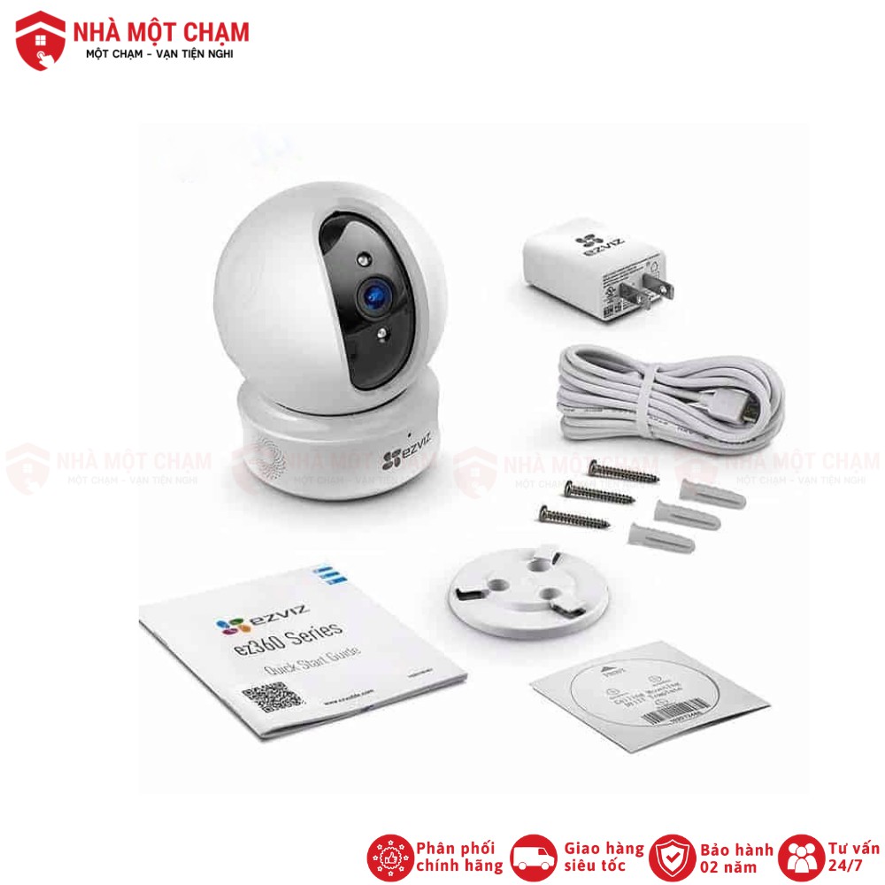Camera wifi Ezviz C6N 1080P quay quét 360 độ, đàm thoại 2 chiều | BigBuy360 - bigbuy360.vn