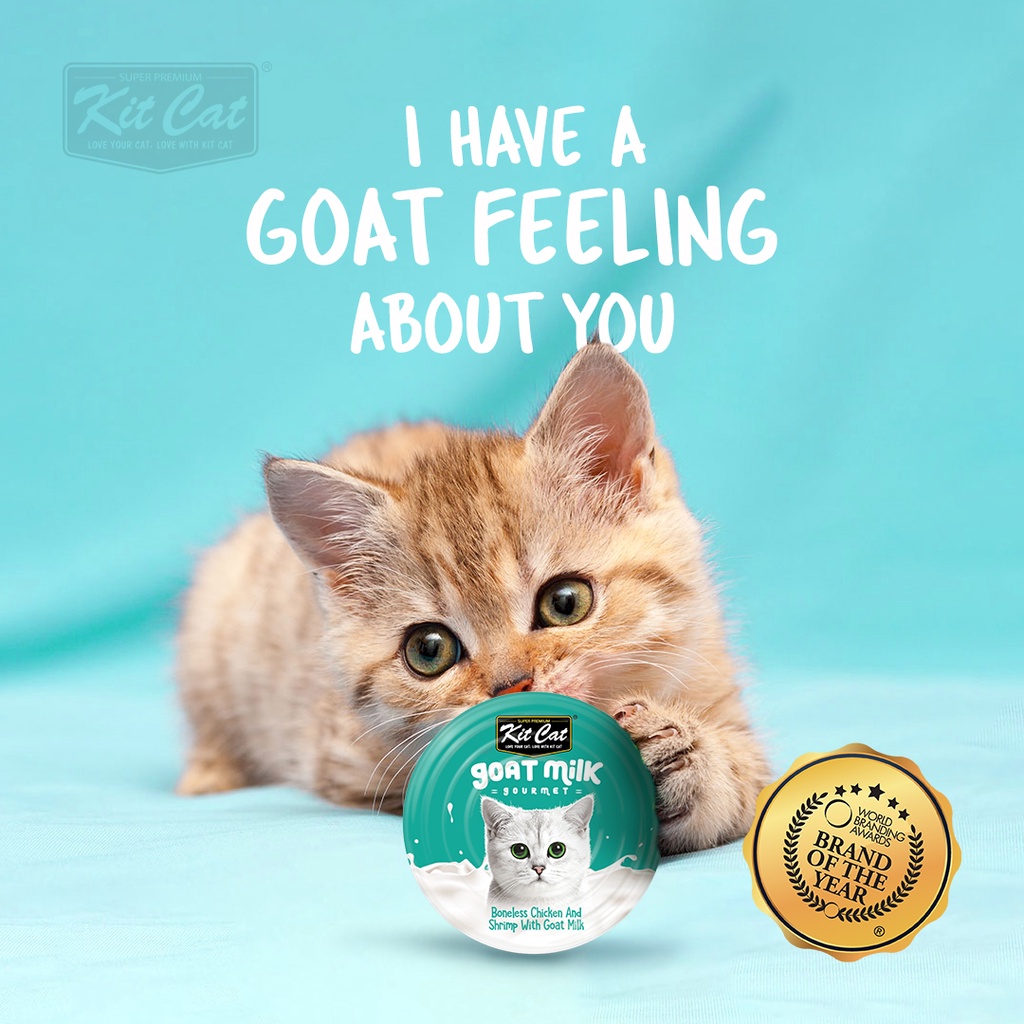PATE KITCAT GOAT MILK CHO MÈO
