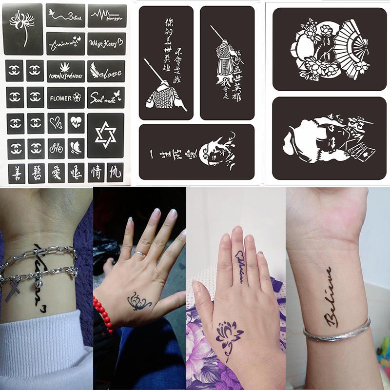 Hình Xăm Dán Cánh Tay/Hình Xăm Tạm Thời Chống Thấm Nước Lâu Trôi Cho Nam Và Nữ