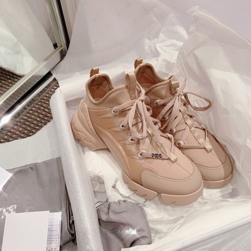Giày Nữ Sneaker Độn Chân Dior Super Ôm Khít Êm Chân Cực Đẹp