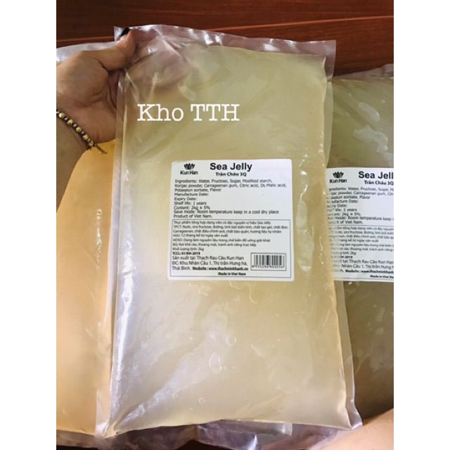 [ giá sỉ] Chân châu 3Q /gói 2kg . loại ngon nhất