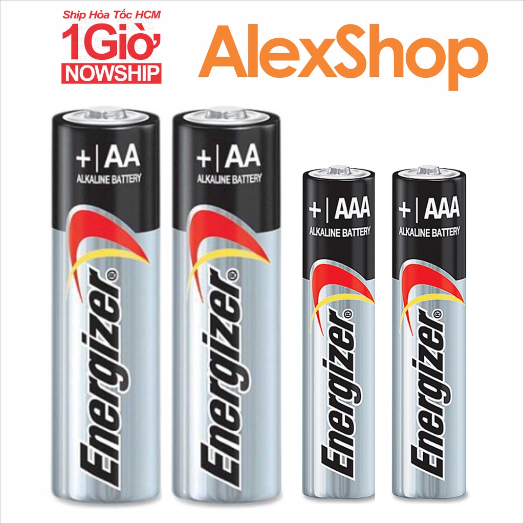 [Vỉ 2/4/8/10 Viên] 💥Xã Kho💥 Pin tiểu AA/AAA LR6/LR3 Energizer Alkaline 1.5V