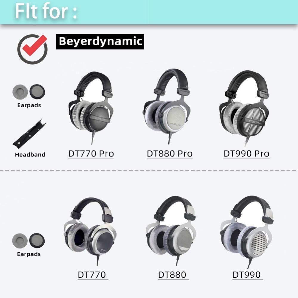 MYRONGVN 1 Cặp Đệm Tai Nghe Mềm Cho Beyerdynamic DT770 DT880 DT990 Pro