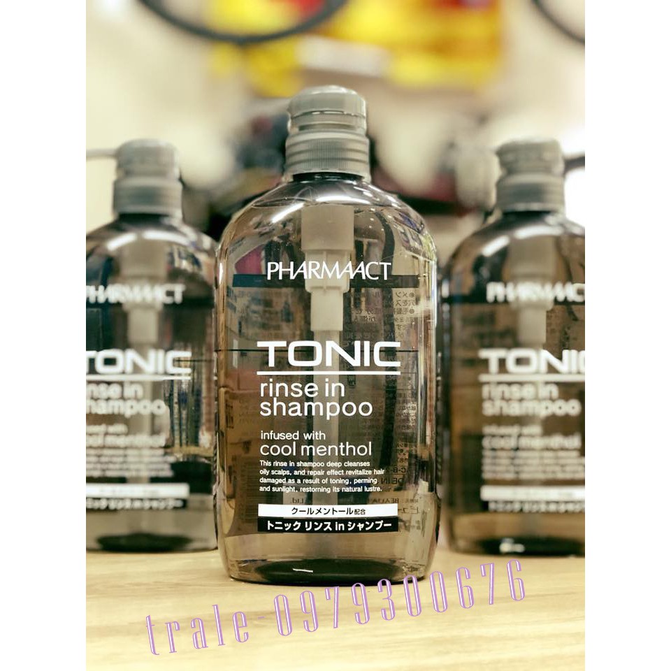 DẦU GỘI XẢ 2 TRONG 1 CHO NAM TONIC PHARMAACT CỦA NHẬT BẢN - 600ml