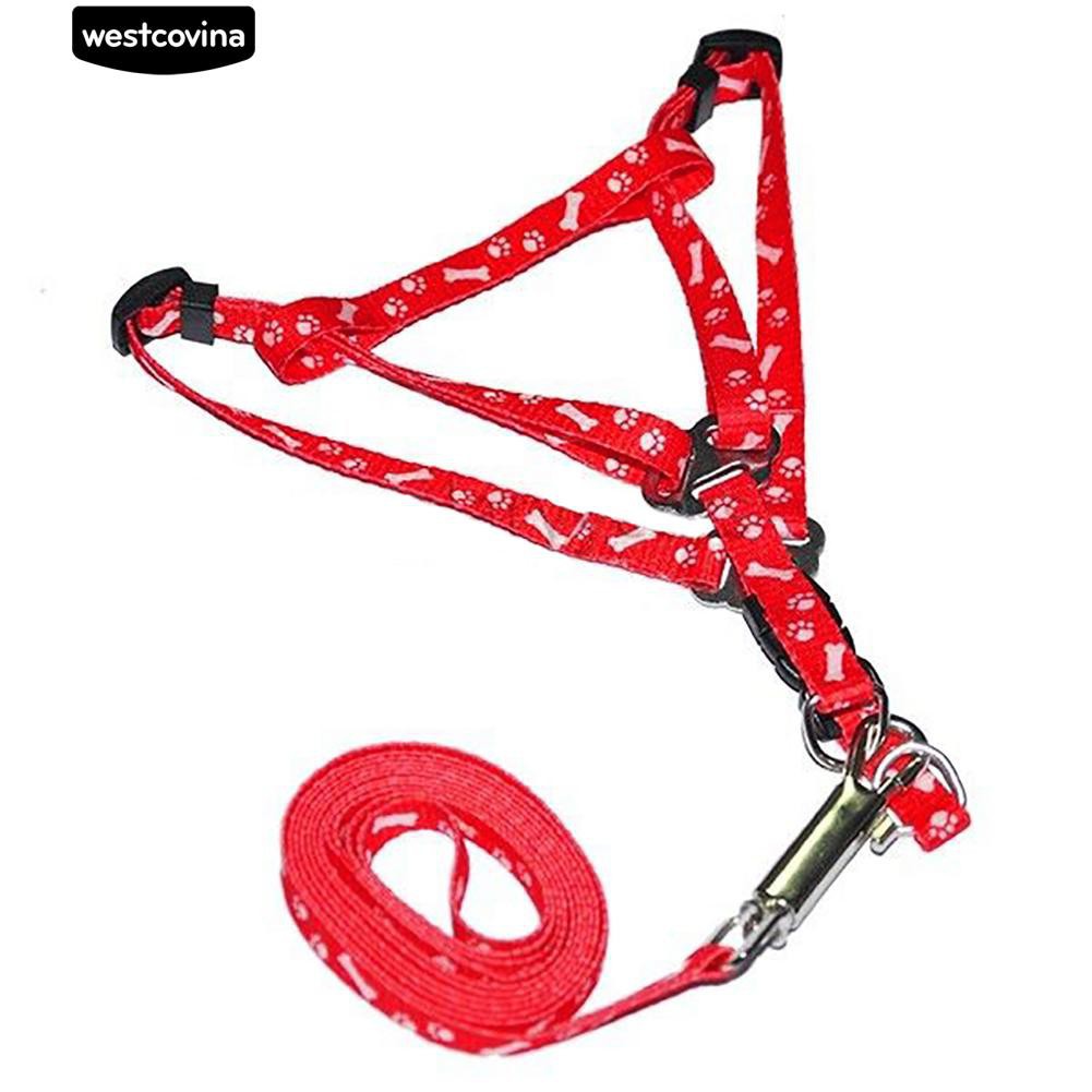 Dây dắt thú cưng vải Polyester siêu bền và dễ thương có khung dây đeo