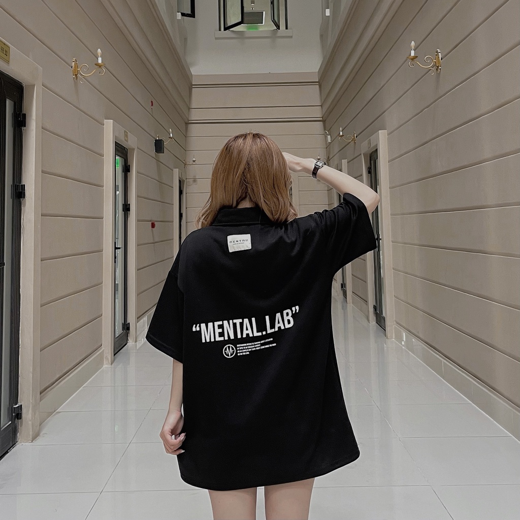 Áo Polo Cao Cấp In Nổi MENTAL® Essential Motif Polo Shirt