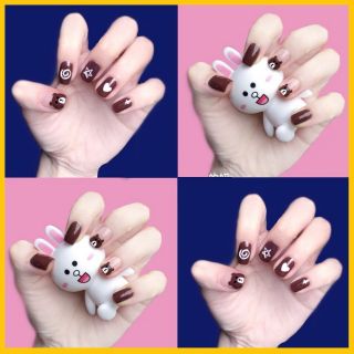 Dán nhãn móng tay siêu cute