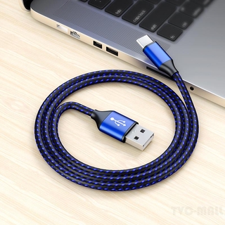 Cáp sạc dữ liệu Lightning Micro USB loại C 2A 18W bằng nylon bện chắc chắn